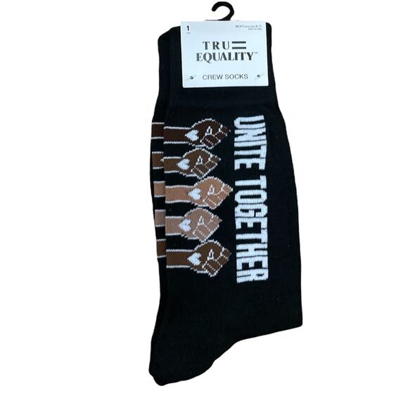 True Equality United We Stand Crew Socks - Picture 1 of 5